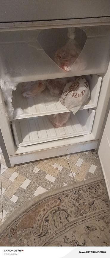 Soyuducular: 2 qapılı Indesit Soyuducu Satılır, rəng - Boz — 3
