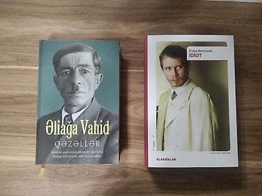 Satılır: 2 kitab paketi 1) Əliağa Vahid – “Qəzəllər” - Nəşr: sərt — 1