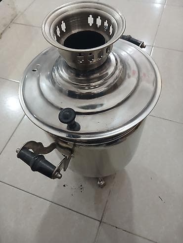 Samovarlar: İşlənmiş Od Samovar, 10-dan çox l, Ödənişli çatdırılma — 6