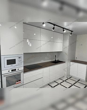 laminant: Sifarişlə mətbəx dəsti, Özü çəkən petlələr, Parlaq laminat, Kredit yoxdur — 1