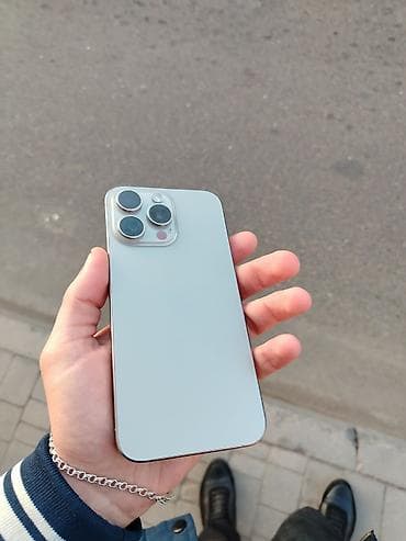 lalafo iphone 14: IPhone 15 Pro Max, Gümüşü, Face ID — 1