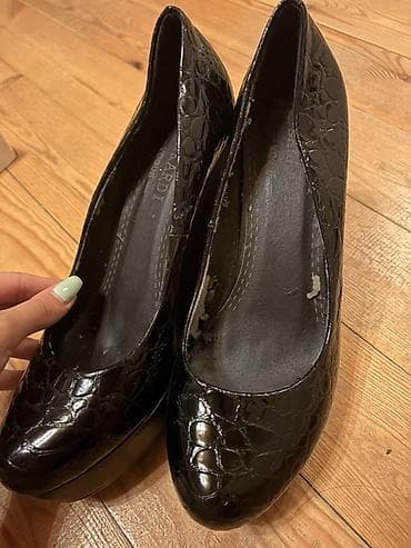 deri pencekler: Qadın üçün platforma dabanlı ayaqqabı - Model: Q closed toe — 3