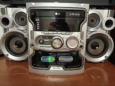 Усилители: LG LM-V360 mini audio sistemi - 2 ədəd güclü akustik kolonla tam — 1