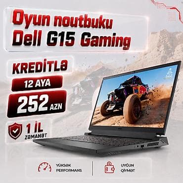 plata 1155: Yeni Dell 15.6 ", AMD Ryzen 7, 512 GB, Ünvandan götürmə, Ödənişli çatdırılma, Rayonlara çatdırılma — 1