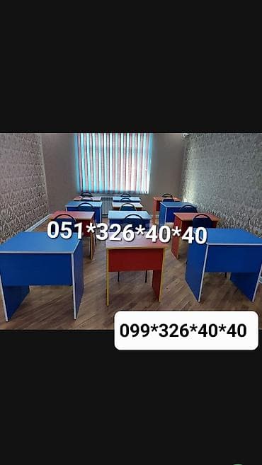 Qonaq otağı üçün, Yeni, Açılmayan, Dördbucaq masa, 1 stul