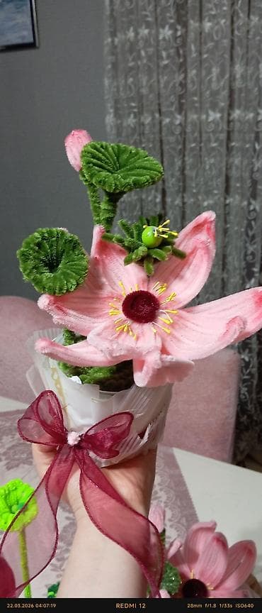 lent güllər: Məhsul: əl istehsalı dekorativ süni çiçək kompozisiyaları Təsvir: - — 3