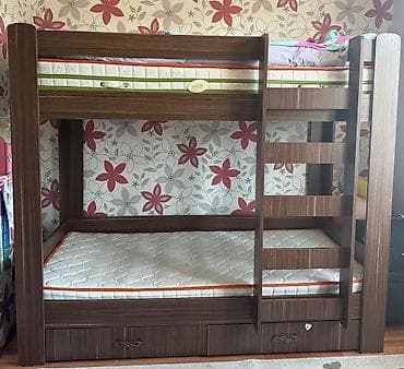 Oğlan və qız üçün, İşlənmiş, 2 təknəfərlik çarpayı