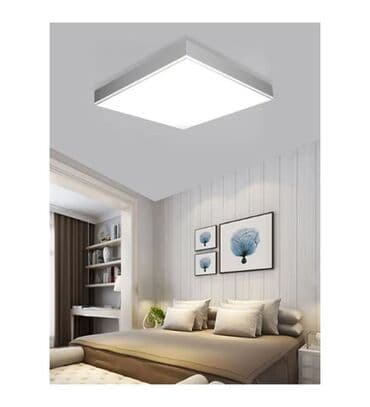 12 lik armaturun qiyməti: 60x60 ölçüdə Led panel Həm suvaq üstü, həm də asma tavan üçün led — 2