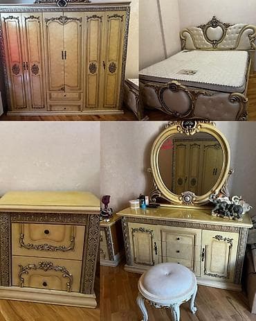 mebel termo: İkinəfərlik çarpayı, Dolab, Termo, Tumba, İşlənmiş — 1
