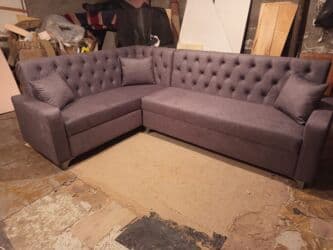 tük yastıq: Künc divan, Qonaq otağı üçün, Parça — 1