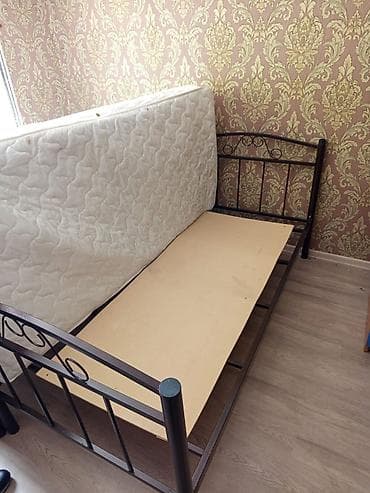 İşlənmiş, Təknəfərlik çarpayı, Bazasız, Matras ilə, Siyirməsiz — 3