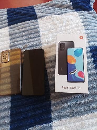redmi note 11 adapter: Redmi Note 11, 64 GB, rəng - Qara, İki sim kartlı — 6