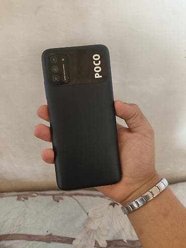 data modem sim card: Poco M3, 128 GB, rəng - Qara, Sensor — 3