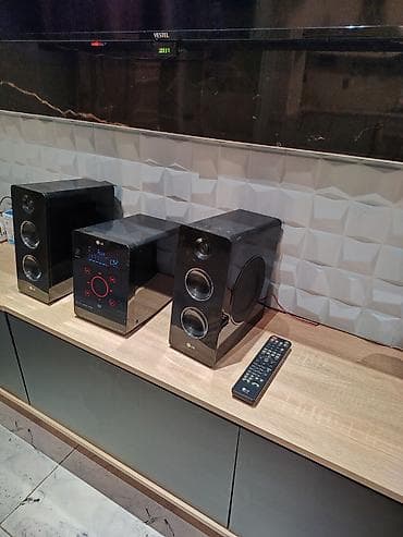 LG ev audiosistemi – mikromərkəz + 2 akustik kolonka Xüsusiyyətlər: -
