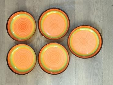 yemek servizi: Nahar dəsti, rəng - Narıncı, Keramika — 4