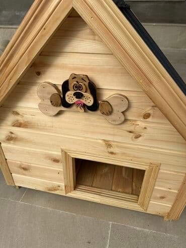 it ucun tasma: İt yuvası.Ölçüsü 80x50x75 — 2
