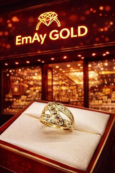 qedimi qizil uzukler: Üzük, Sarı qızıl, 585 Əyar, Qaşsız — 2