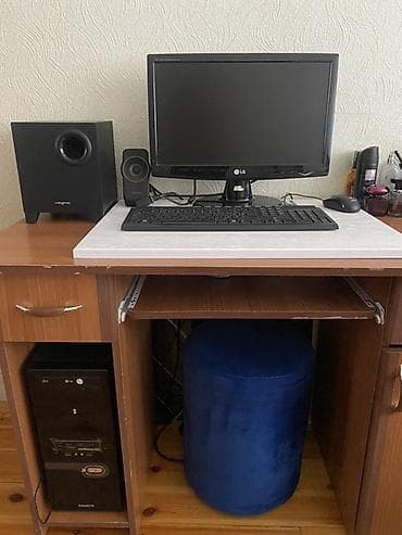 ikinci el komputer: Masaüstü kompüter dəsti Tərkibi: - LG LCD monitor - GIGABYTE — 1