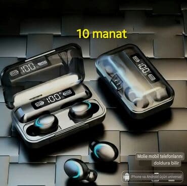 nauşnik təmiri: Yeni Simsiz (Bluetooth) Qulaqcıqlar, rəng - Ağ — 8