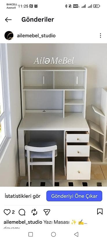 ag masa: Yazı/kompüter masaları – müxtəlif modellər 1) Bacı–Qardaş masası - — 8