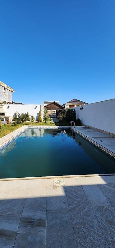 baseynli kiraye evler: İki mərtəbəli həyət evi – geniş baxçalı və hovuzlu - Layihə: mansard — 7