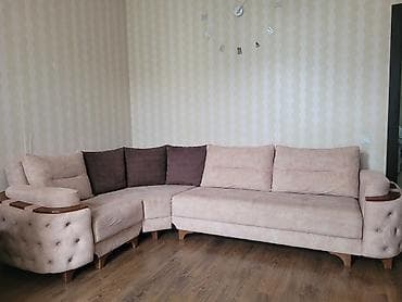 kunc divanl: Künc divan, Açılan, Bazalı, Parça, Çatdırılma yoxdur — 2