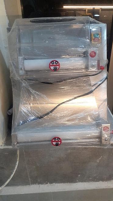 nar aparati: Pitsa xəmirini avtomatik yayma aparatı - İki mərhələli val sistemi — 1