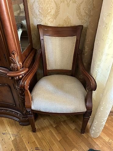 Qonaq otağı üçün, Açılmayan, Dördbucaq masa, 6 stul