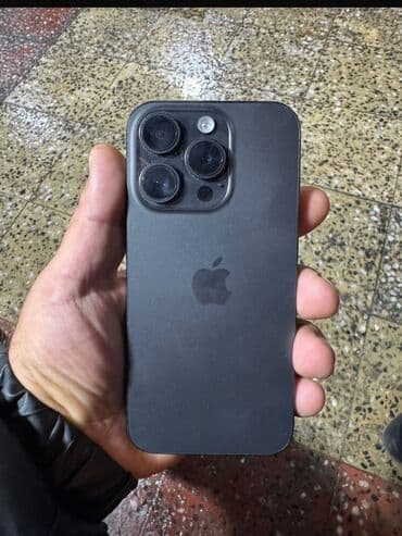 TV və video: IPhone 15 Pro, Qara — 1