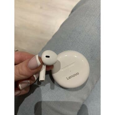 Yeni Simsiz (Bluetooth) Qulaqcıqlar, Lenovo, rəng - Qara