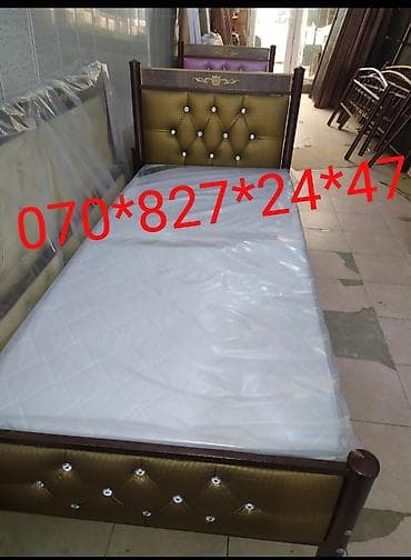Çarpayılar: Yeni, Təknəfərlik çarpayı, Bazasız, Matras ilə, Siyirməsiz — 3