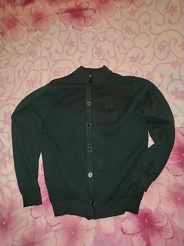 Loro Piana kişi kardiqanı - Rəng: tünd yaşıl - Ölçü: XL (etiketdə — 2