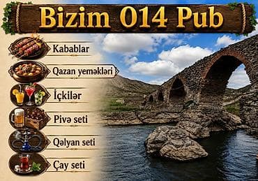 Bizim 014 Pub – dad və istirahət məkanı Menyu və xidmətlər: - at lalafo.az Bizim 014 Pub – dad və istirahət məkanı Menyu və xidmətlər: -