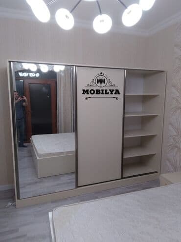 kupe şkaf: Yeni, Kupe, 3 qapılı Düz dolab, Qarderob, paltar dolabı, Azərbaycan — 2