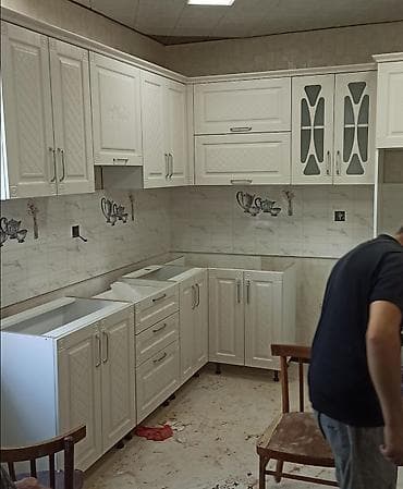 metbext mebili: Sifarişlə mətbəx dəsti, Özü çəkən petlələr, MDF, Kredit var, Pulsuz çatdırılma, Rayonlara çatdırılma — 1