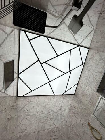 asma tavanlar hamam: Asma tavan, Şüşə, Suyadavamlı, Pulsuz çatdırılma, Pulsuz quraşdırma, Zəmanətli — 16