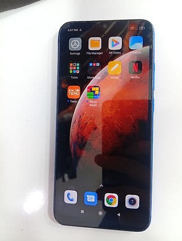 samsung a10 islenmis: Redmi 9C, 64 GB, rəng - Göy, Barmaq izi — 1