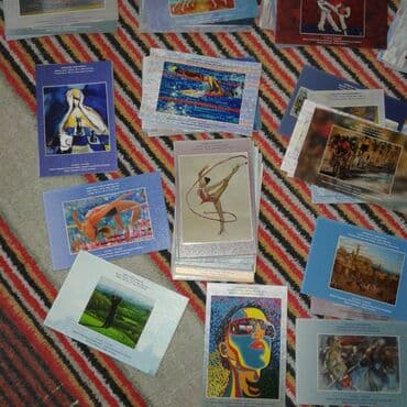 olympiakos karabağ bilet: К вниманию коллекционеров. Продам набор открыток "Евроигры 2015" — 5