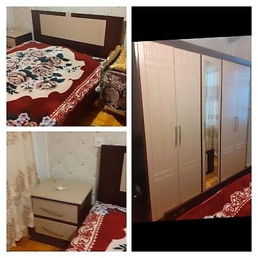 Yataq desti ela veziyyetde. Taxtın matrasi yoxdur❌️.Guzgusu
