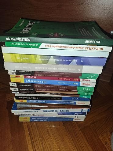 Abituriyentlər üçün fənn və test topluları paketi Tərkib: -