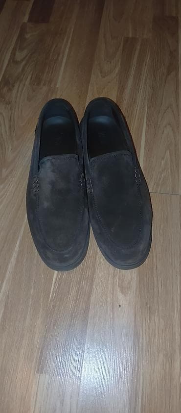 кросовки: Kişi loafer ayaqqabısı - Material: süet (zamşa) üstlük - Rəng: tünd — 3