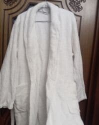 uşaqlar üçün keçə şap şapları: Ağ rəngli hamam xalatları 2 ədəddir. Az istifadə olunub — 10