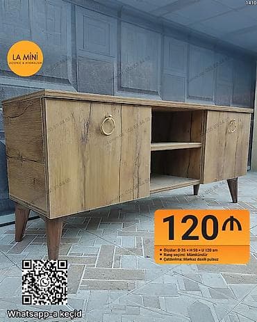 uzum agaci: Düz TV altlığı, Polkalı — 1