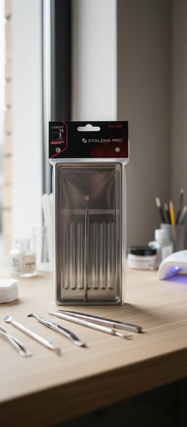 Staleks Pro manikür alətləri üçün metal sterilizasiya tepsisi. -