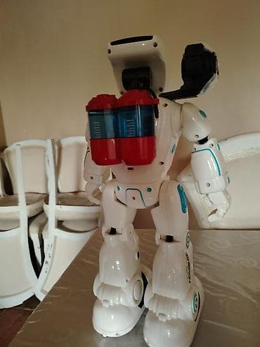 oyuncaq robot: Çatdırılma 5 azn 130azb ALINIB 90azn SATILIR – Rəng: ağ-qara, mavi — 1