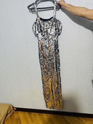 eco silim: Parıltılı payetli ziyafət donu - Model: incə qoşqulu, yüngül qapalı — 2