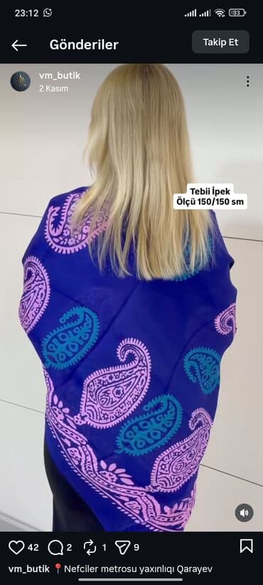 1 qram qızılın qiyməti 2022: Endirimli qiymət yüksək keyfiyyətli topdan qiymət Kəlağayılar. - Tebii — 4