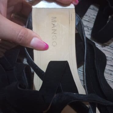 босоножки новые 36 размер: Zara, Размер: 37, цвет - Черный, Новый — 6