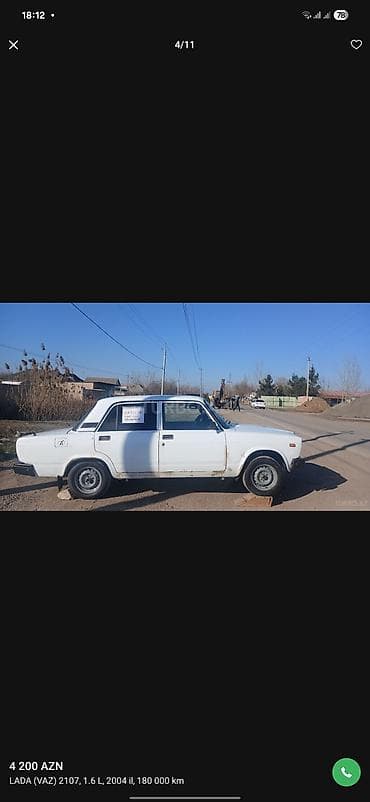 reno megan 3: VAZ (LADA) 2107: 1.6 l | 2004 il 180000 km Sedan — 4