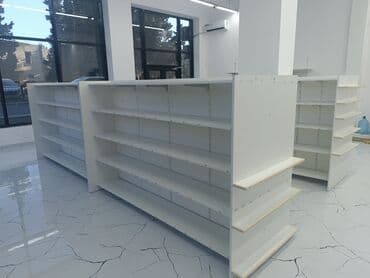 dibçək rəfi: Magaza baglandigi ucun vitrinler tecili satilir.9m — 5